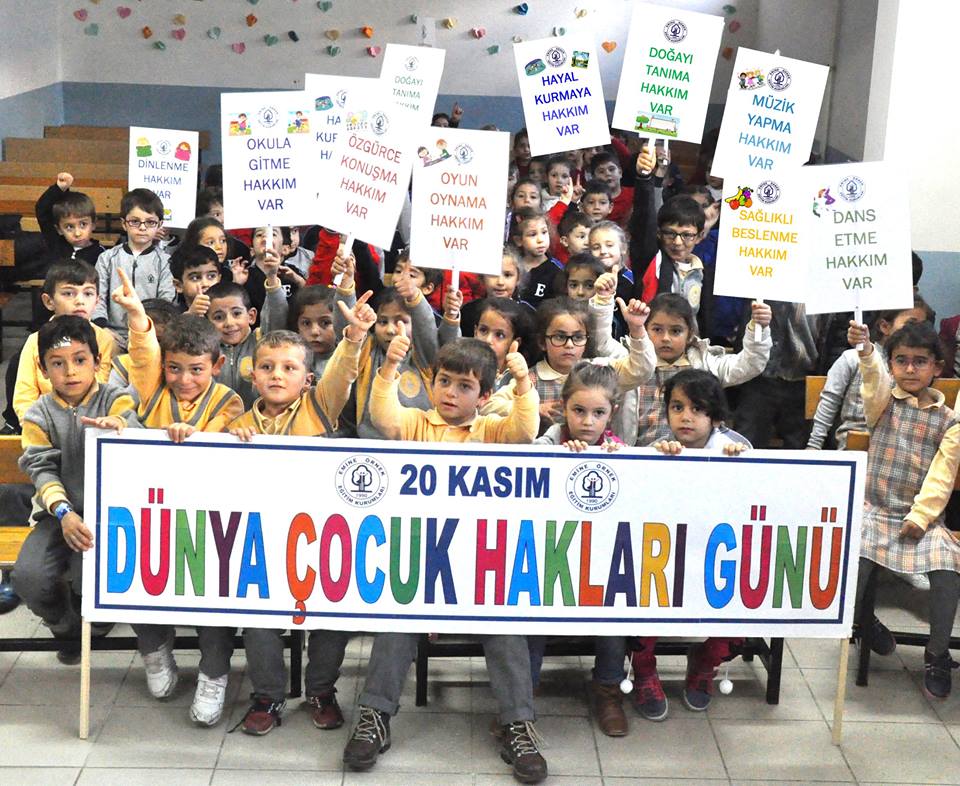 Çocuk hakları renklendi…