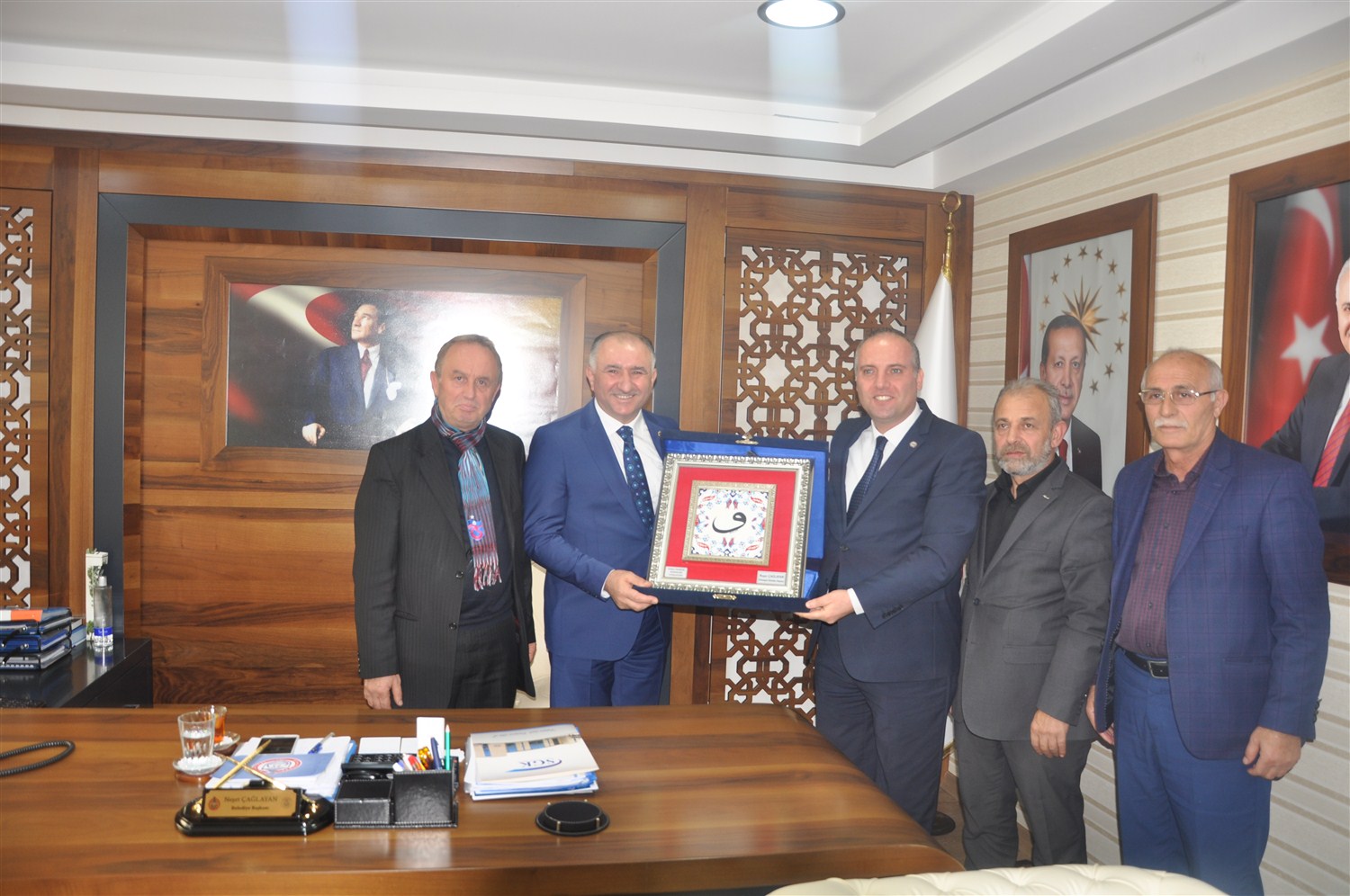 Uğurlu’dan Çağlayan’a ziyaret