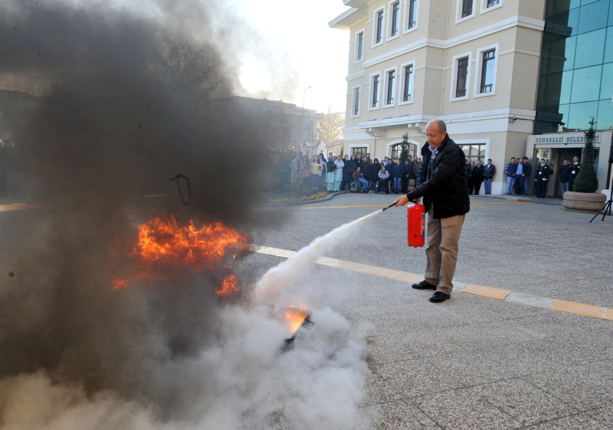 Osmangazi’de nefes kesen tatbikat…