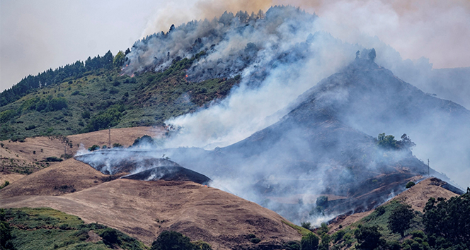 Kanarya Adaları yangınında 9 bin kişi tahliye edildi
