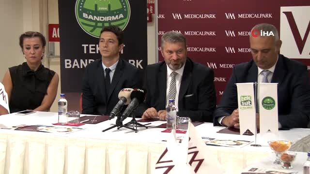 Teksüt Bandırma BK nın sağlık sponsoru VM Medical Park Bursa oldu
