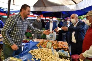 YENİŞEHİR BELEDİYESİ ESNAFININ YANINDA