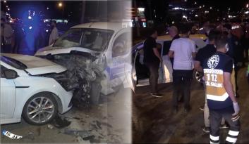 ALKOLLÜ SÜRÜCÜ POLİS NOKTASINA DALDI