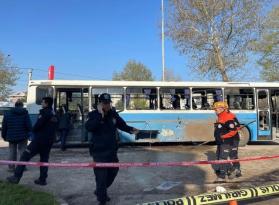 SON DAKİKA: İNFAZ KORUMA MEMURLARINI TAŞIYAN OTOBÜSE BOMBALI SALDIRI